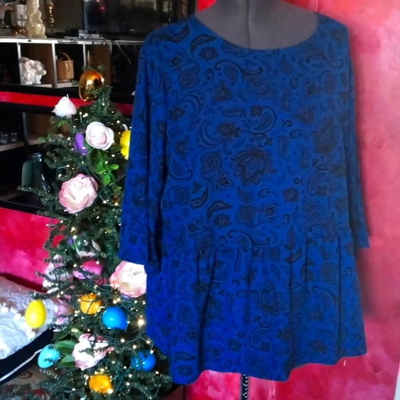 Peasant Peplum size 20 shirt - Picture 1 of 5